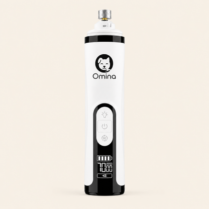 Kit Sérénité OMINA avec lime électrique M5 et trois têtes de rechange